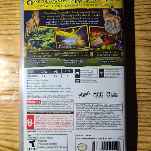 Rock of Ages III Make & Break Nintendo Switch Game (NEW) - Picture 2 of 2